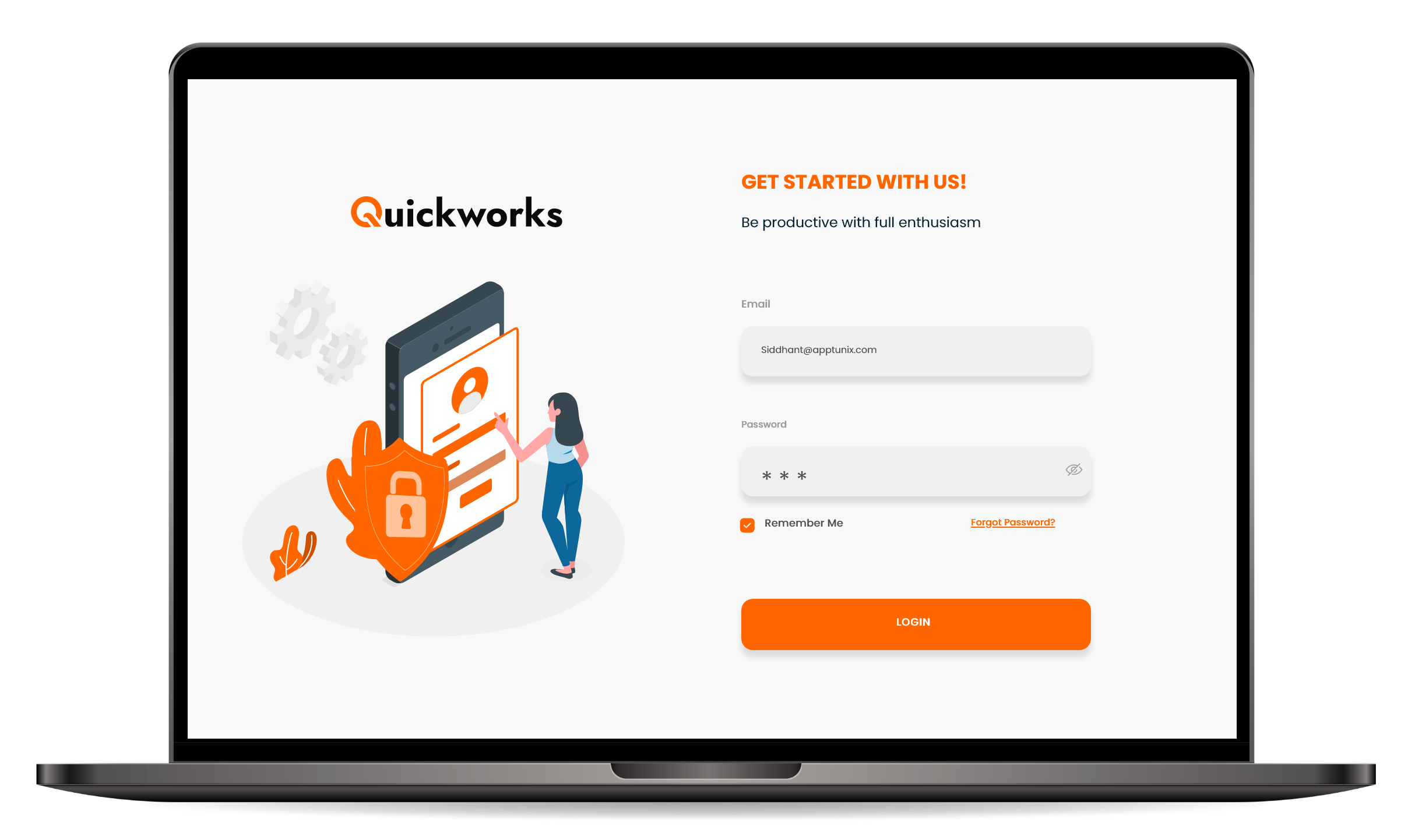 Easy registration/ login