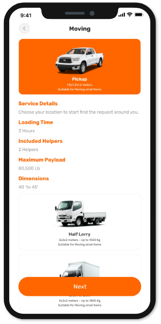 Choose Vehicle