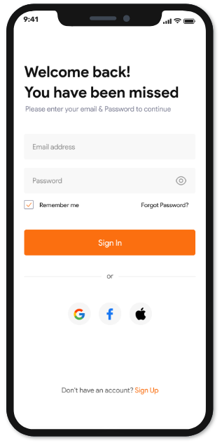 Easy and Quick Registration