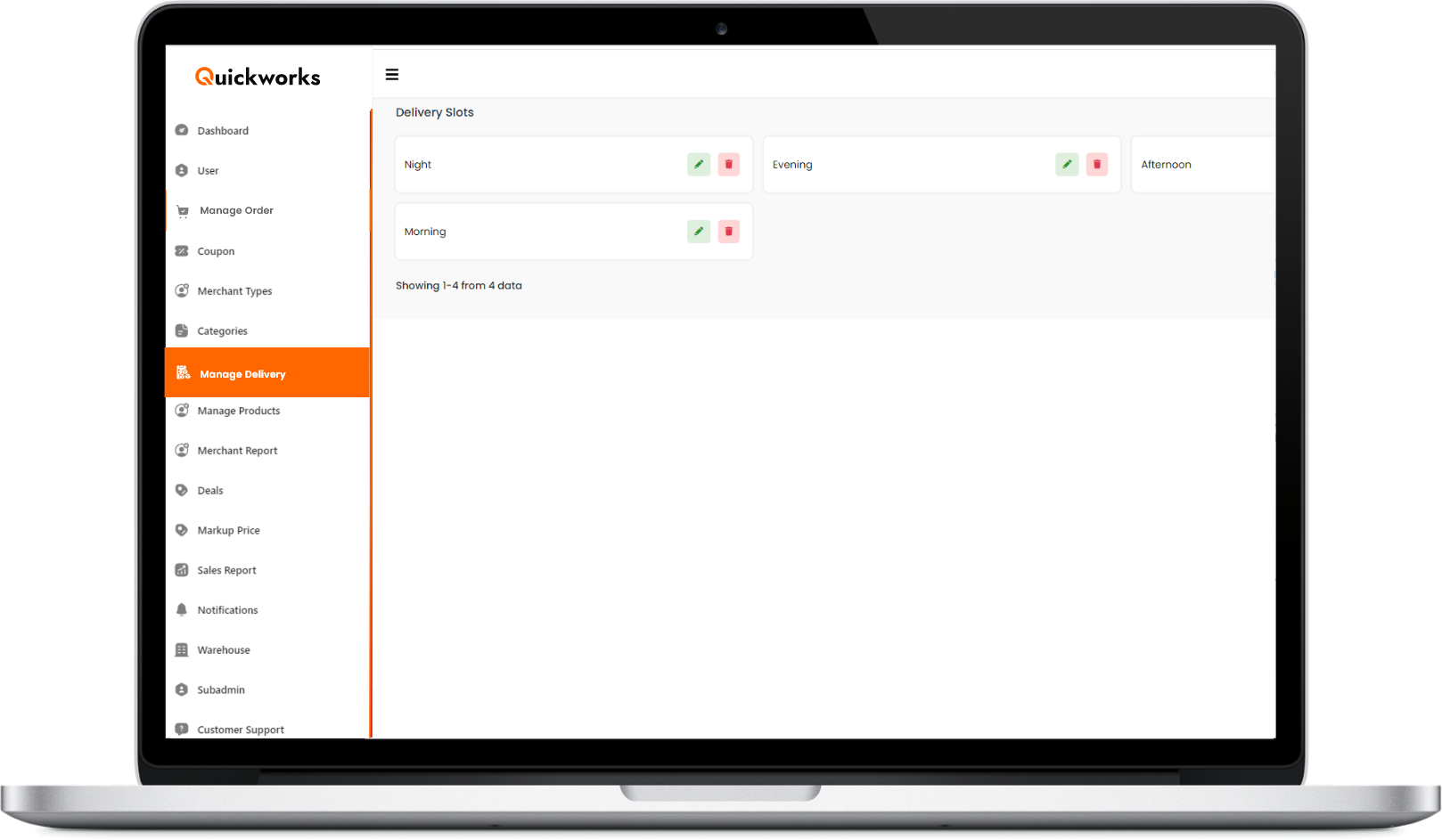 courier delivery software features