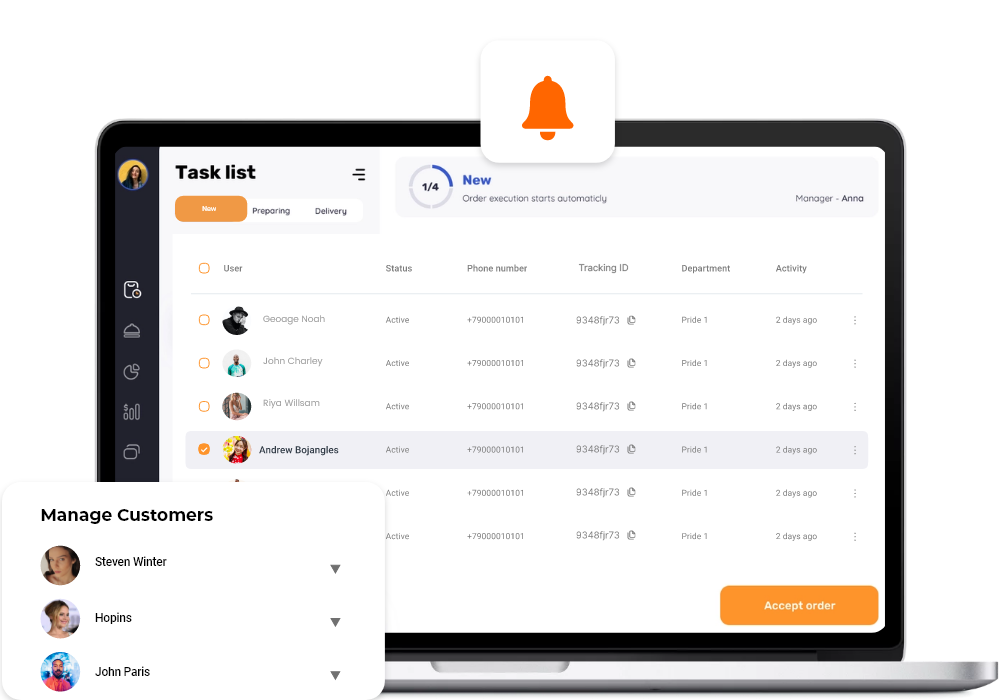 Manage Customers
