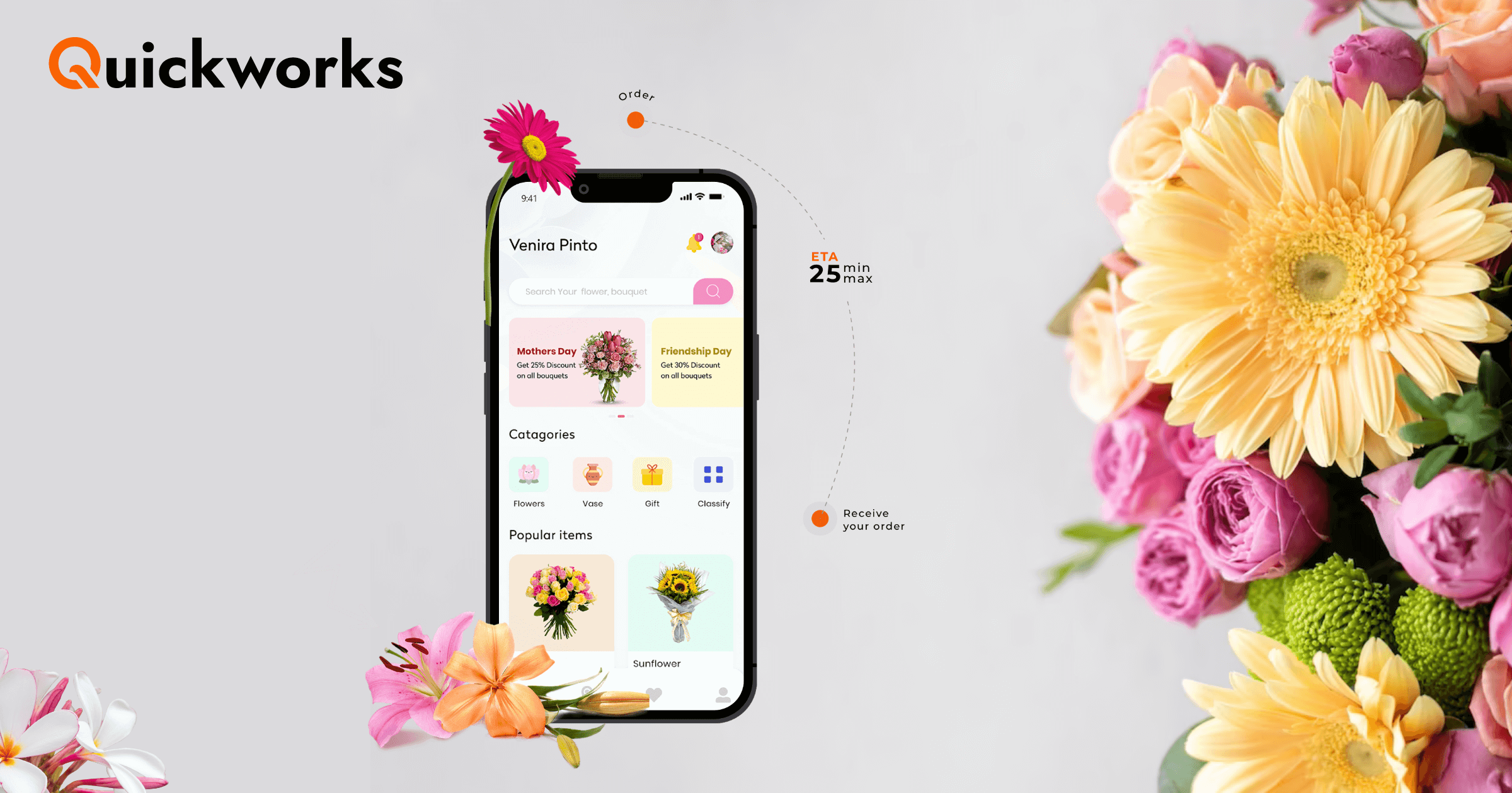 On Demand Flower Delivery App Solution