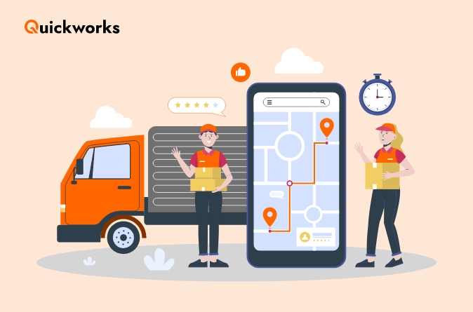 pickup and delivery app development