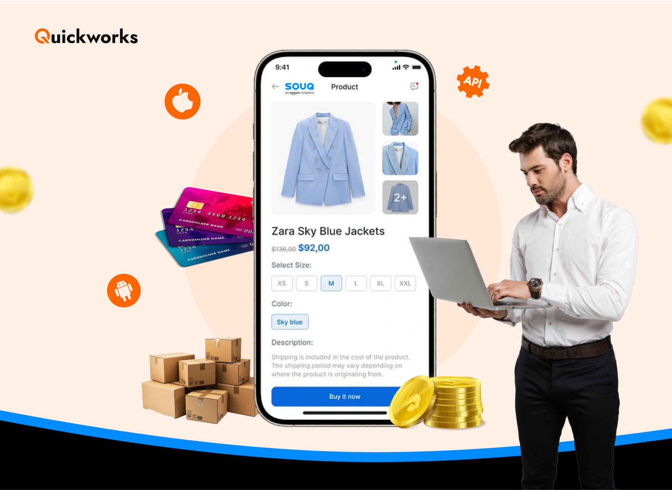 Cost to Develop an E-Commerce App Like SOUQ