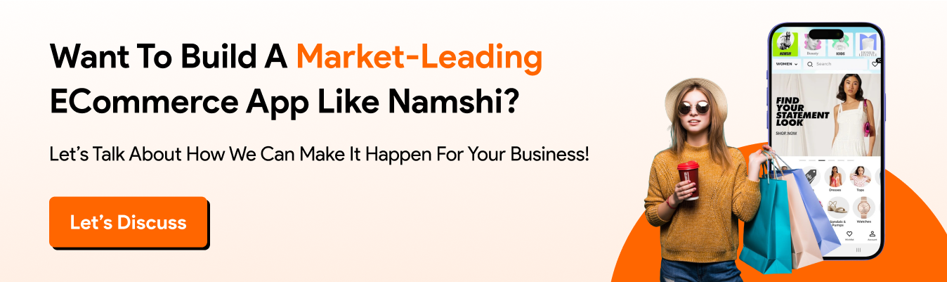build e-commerce app like Namshi