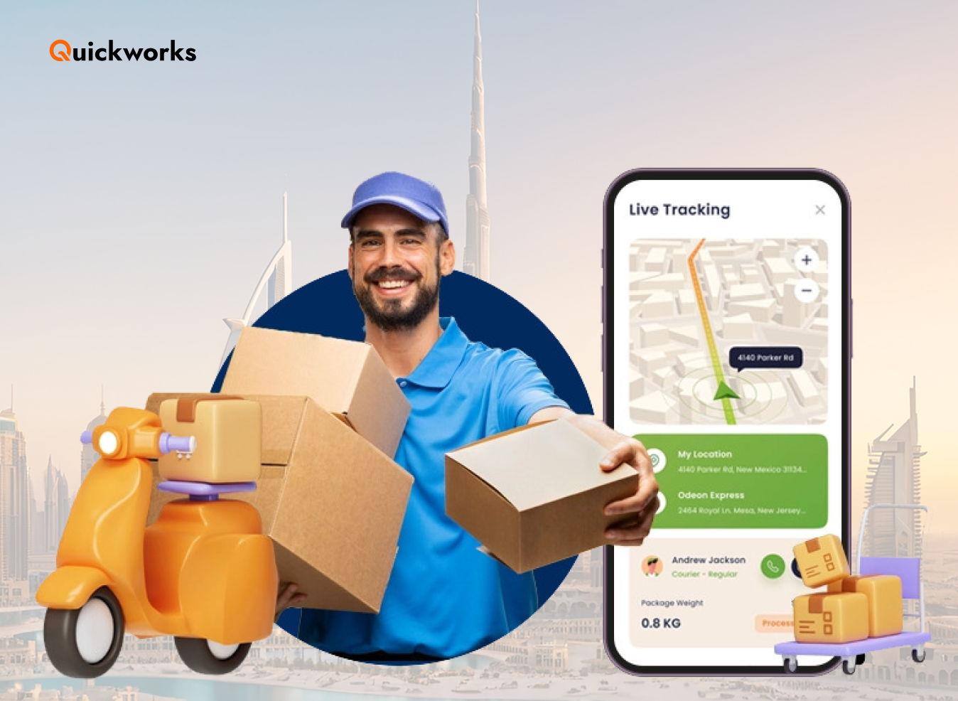 Best On-Demand Courier App Development in UAE – Boost Your Delivery Business Today!