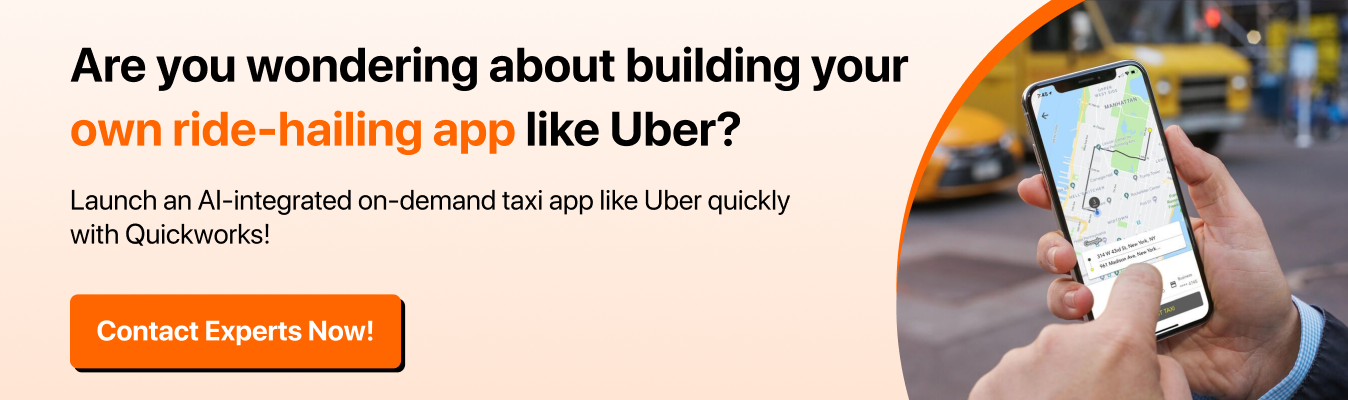 Contact now to build an app like uber 