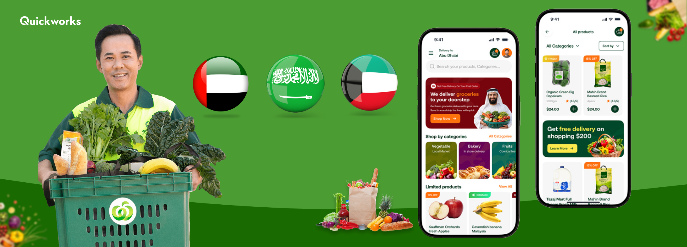 Grocery App Development Cost in UAE vs Saudi Arabia vs Kuwait: A Complete Cost Breakdown