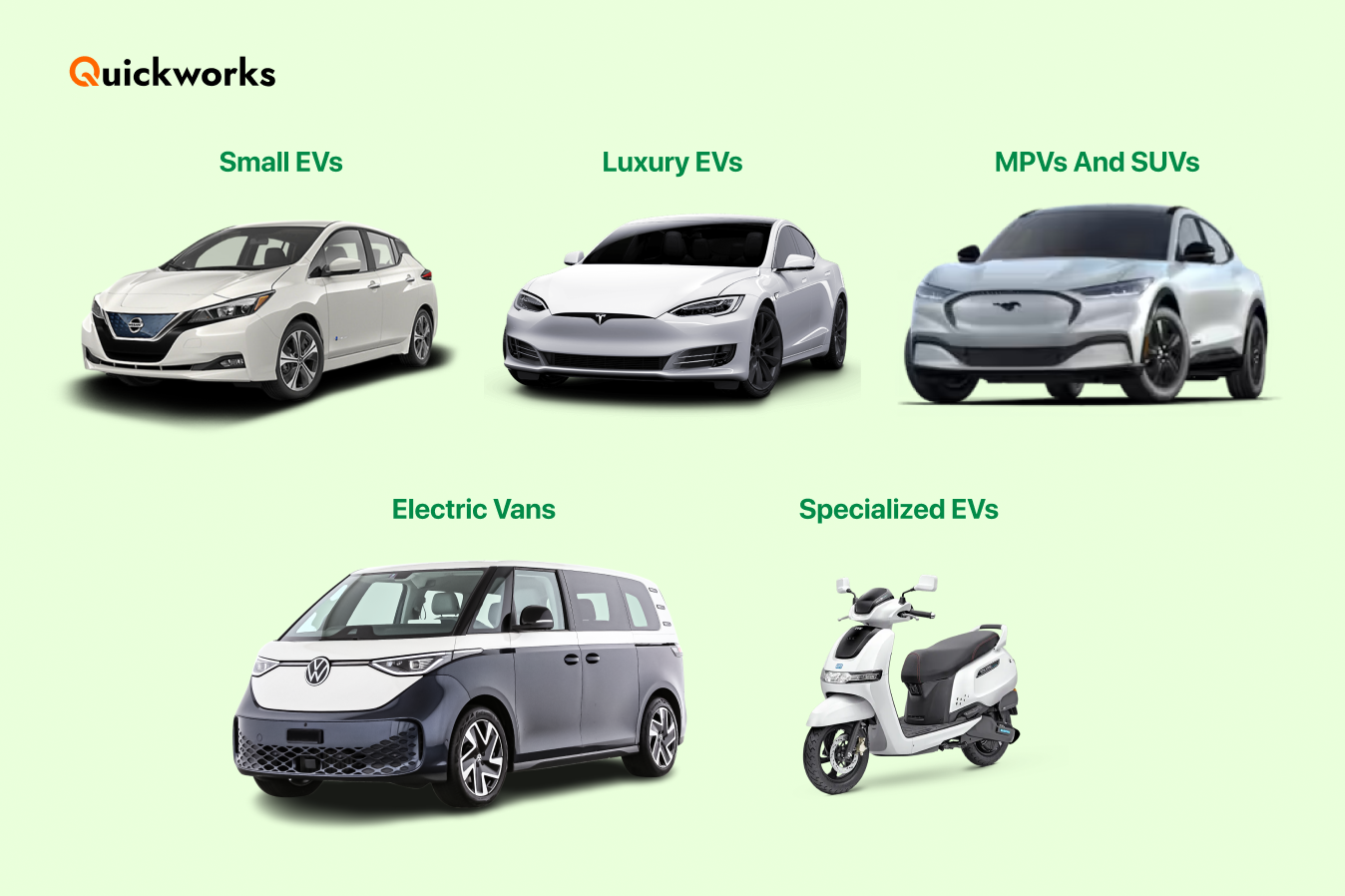 Types of electric taxis