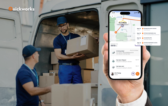 Quickrides courier dispatch software 