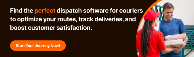courier dispatch software development 