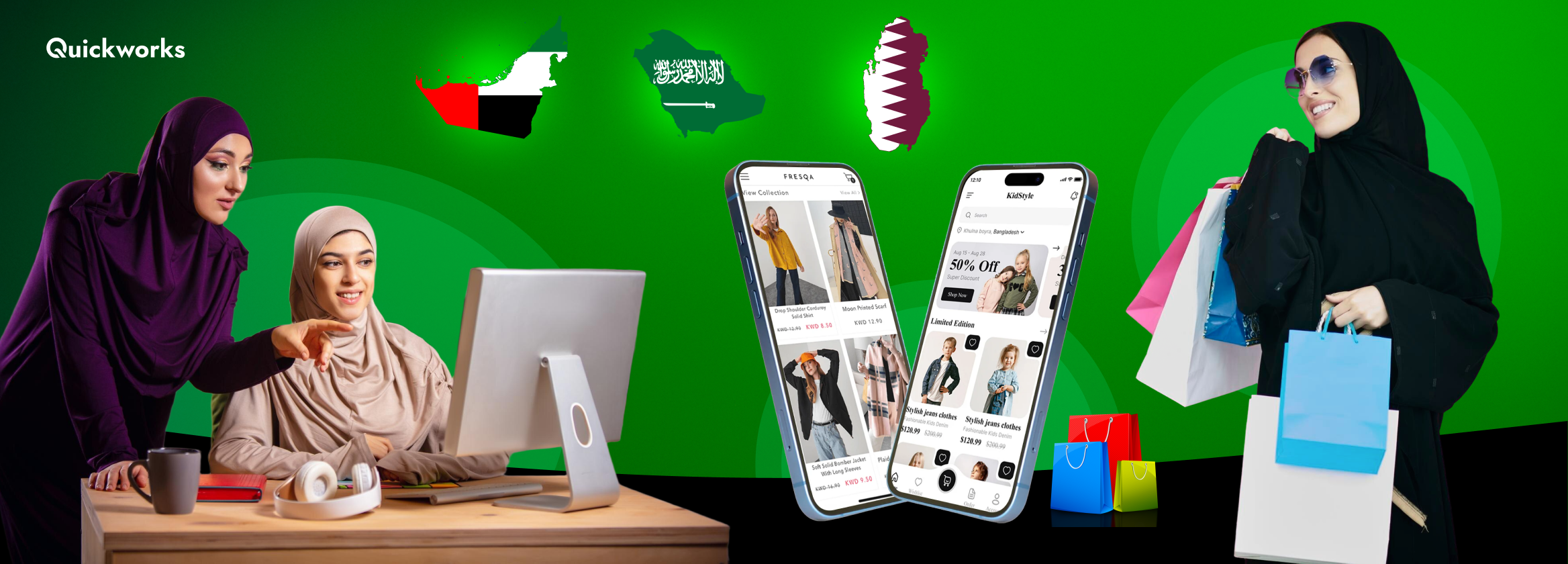 Ecommerce App Development Cost in UAE vs Saudi Arabia vs Qatar- A Complete Breakdown