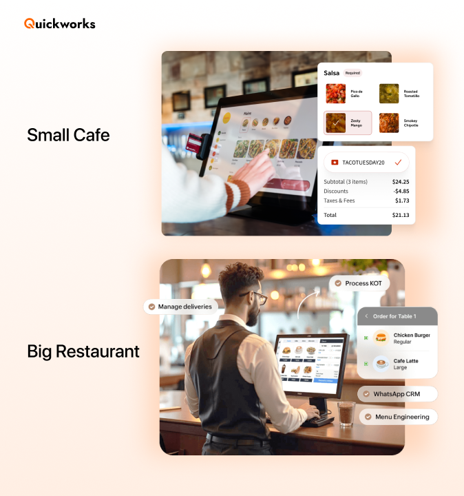 real life use cases of a food delivery software 