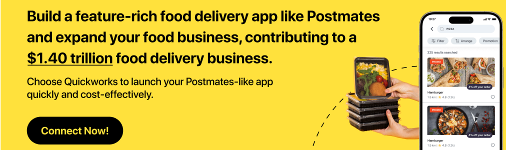 create a food delivery app 