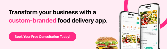 custom branded food delivery app 