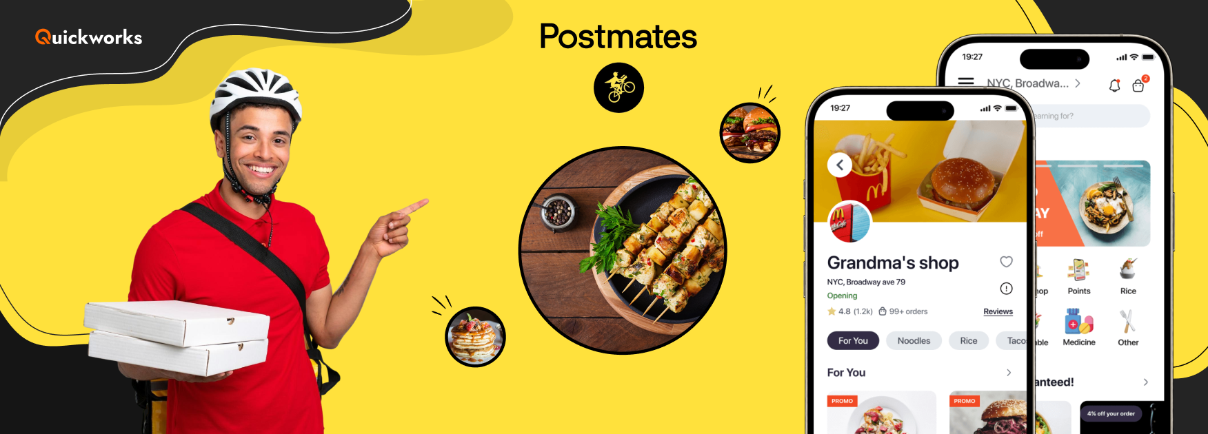 How to Build a Food Delivery App Like Postmates in 2025: Complete Breakdown