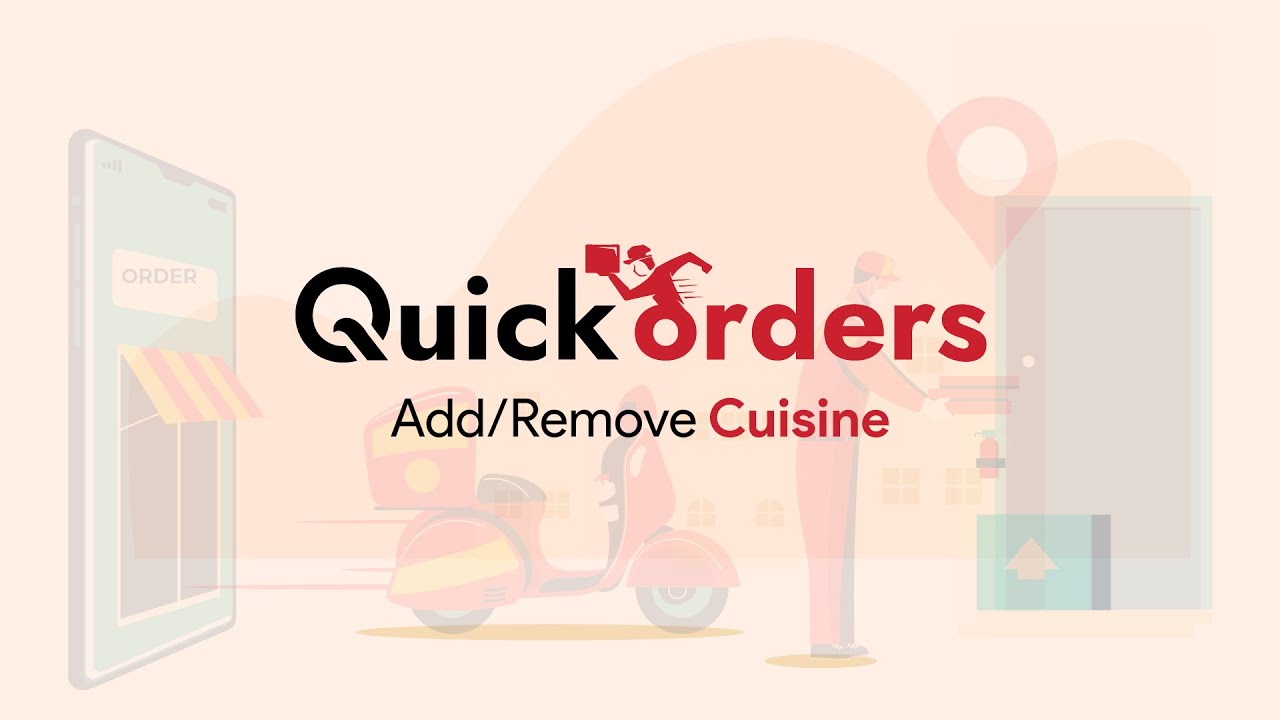 How to Add or Remove Cuisine Types in Quickorders