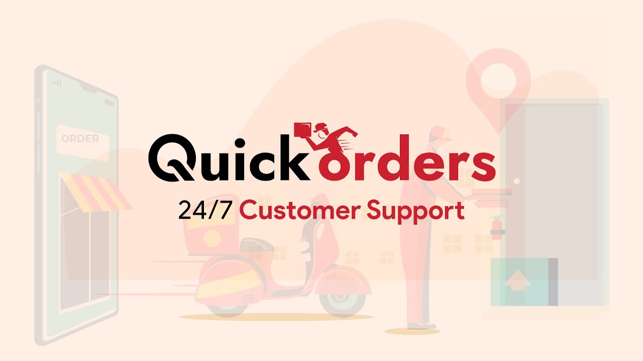 Navigating Customer Support Panel in Quickorders