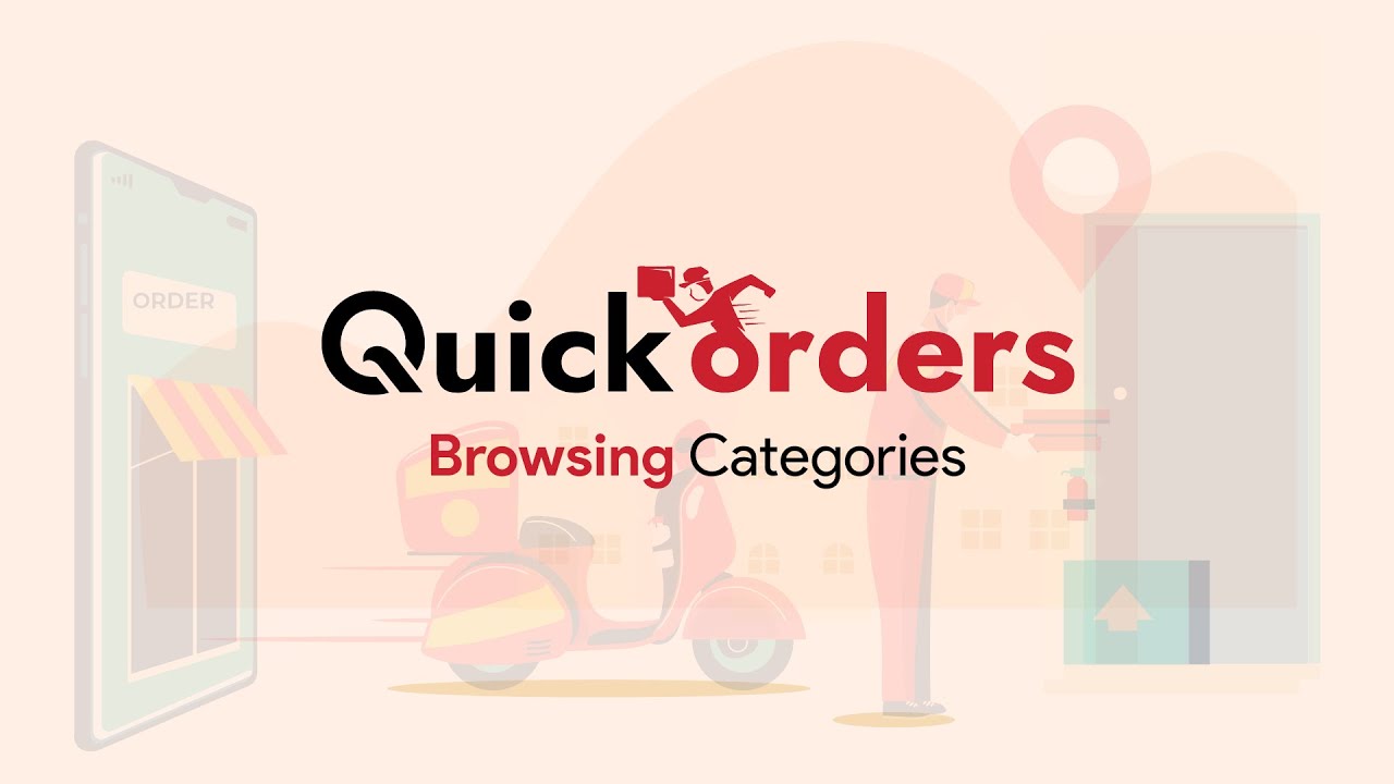 Browsing Product Categories in Quickorders: Step-by-Step Demo