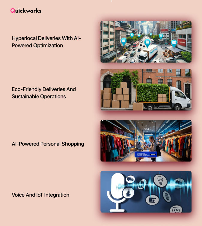 Future predictions for the on-demand pickup and delivery app
