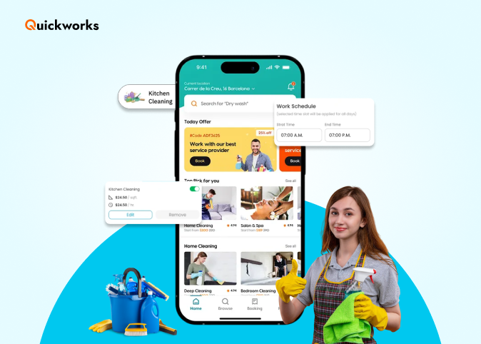 Reduce cost to build an app like Handy 