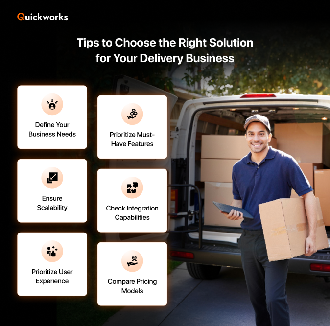 Tips to choose right delivery software