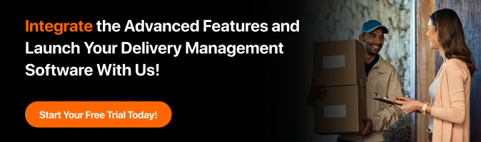 Build a delivery software with advanced features 