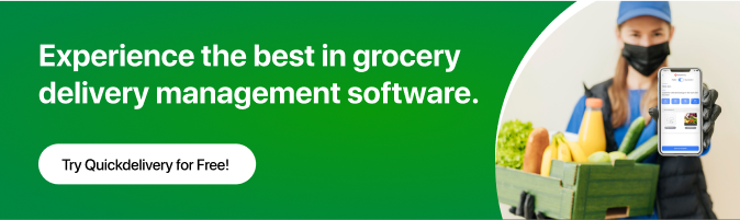 Grocery delivery management software 