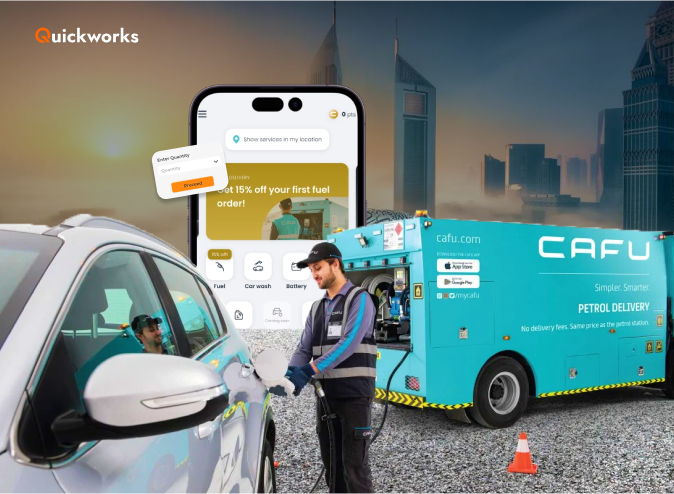 Cost to Build an On-Demand Fuel Delivery App Like CAFU